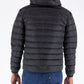 Chic Gray Hooded Down Jacket