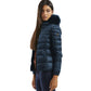 Chic Padded Down Jacket with Fur Hood