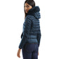 Chic Padded Down Jacket with Fur Hood