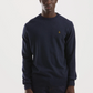 Elegant Blue Virgin Wool Blend Sweatshirt
