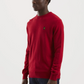 Chic Pink Wool Blend Roundneck Sweater