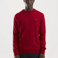 Chic Pink Wool Blend Roundneck Sweater