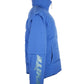 Chic Blue Puffer with Detachable Sleeves