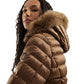 Classic Padded Down Jacket with Fur Hood