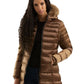 Classic Padded Down Jacket with Fur Hood