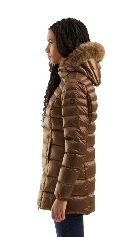 Classic Padded Down Jacket with Fur Hood