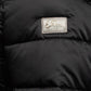 Chic Quilted Satin Puffer Jacket with Removable Hood