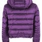 Chic Purple Hooded Short Jacket