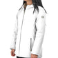 Chic White Hooded Down Jacket for Women