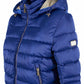 Chic Zippered Short Down Jacket with Hood