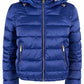 Chic Zippered Short Down Jacket with Hood