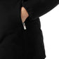 Chic Hooded Down Jacket with Fur Detail