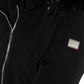 Chic Hooded Down Jacket with Fur Detail