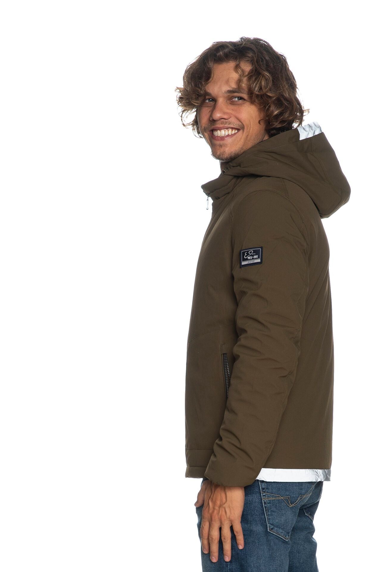 Tech Neck Hoodie Jacket – Windproof & Waterproof