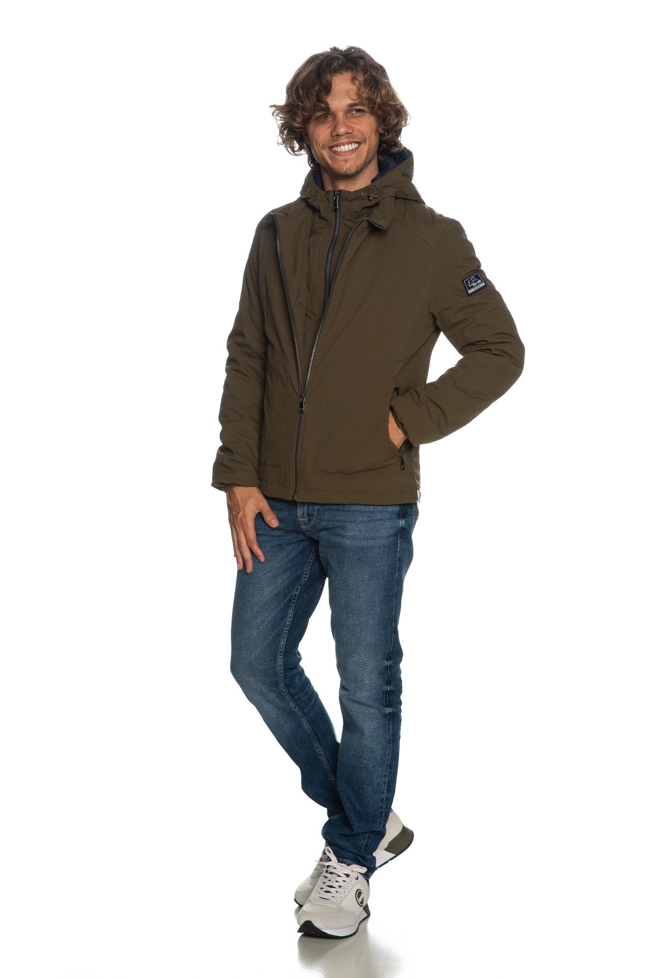 Tech Neck Hoodie Jacket – Windproof & Waterproof