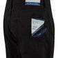 Sleek Black Cotton Trousers for Men