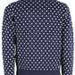 High Collar Zip Cotton Sweater for Men