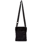 Elegant Black Shoulder Bag with Calf Leather Accents