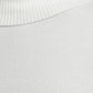 Sleek White Turtleneck Sweater with Cuffs