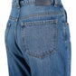 High-Waist Ripped Blue Jeans for Women
