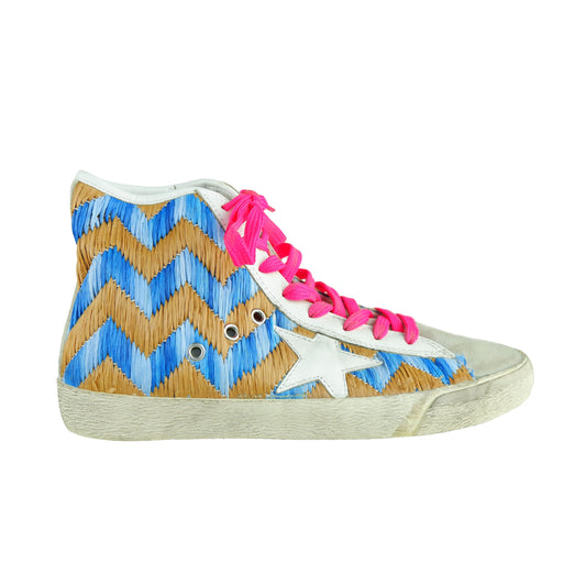 Chic Woven Sneaker Elegance