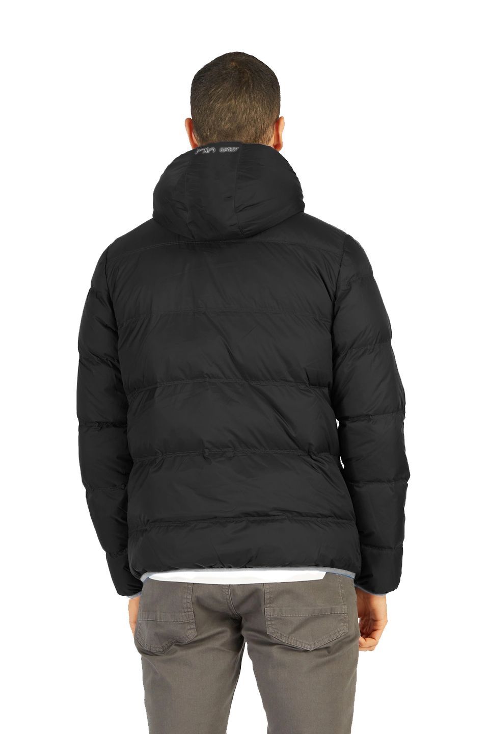 Elegant Goose Down Men's Jacket with Hood