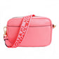 Elegant Blush Crossbody with Gold Accents