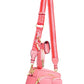 Elegant Blush Crossbody with Gold Accents