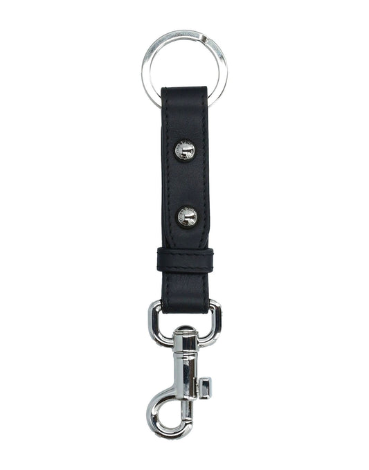 Elegant Leather Keyholder - Timeless Black