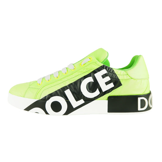 Sleek Fluorescent Nylon Men's Sneakers