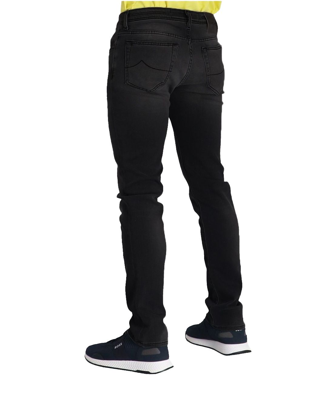 Sleek Black Slim Fit Bard Jeans