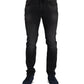 Sleek Black Slim Fit Bard Jeans