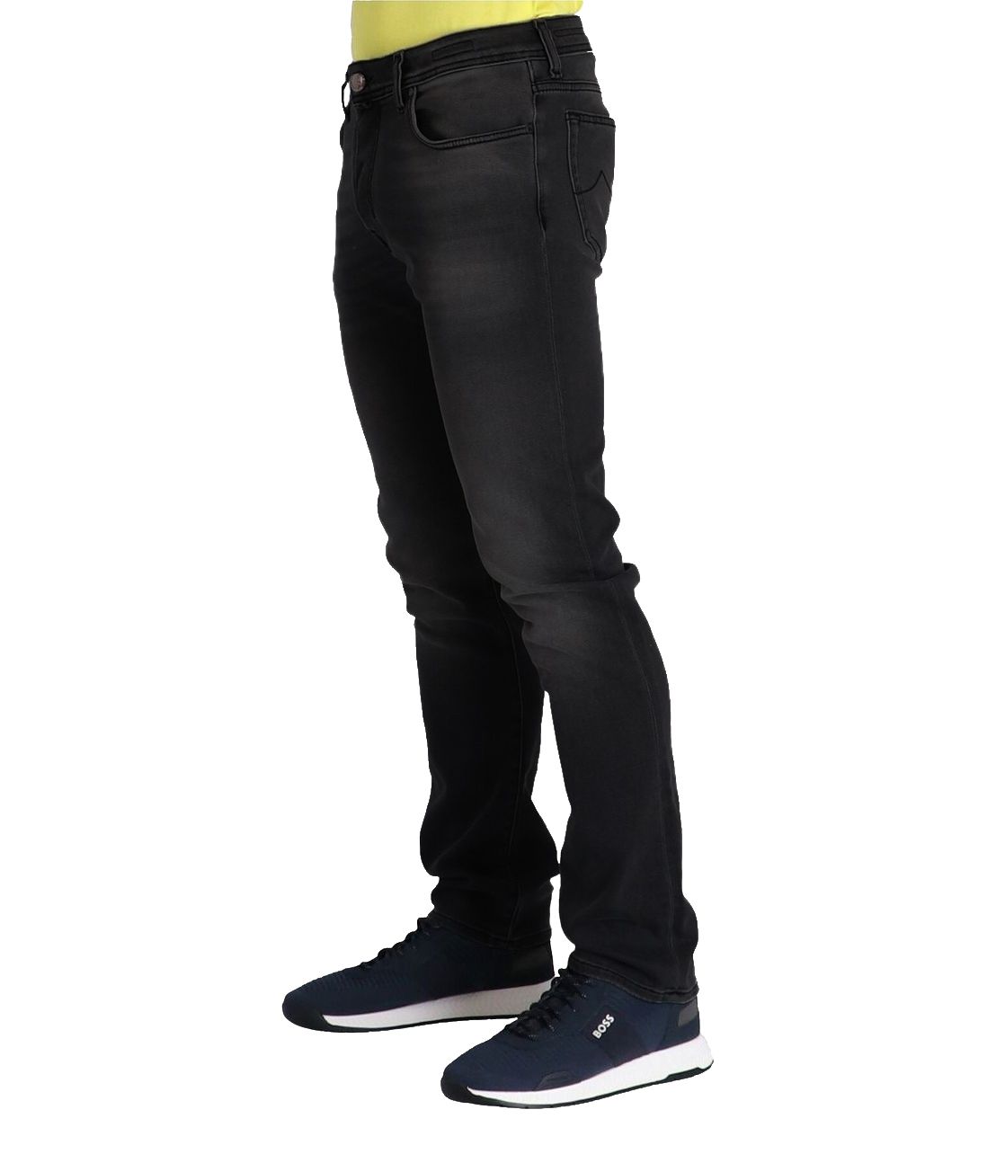 Sleek Black Slim Fit Bard Jeans