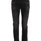 Sleek Black Slim Fit Bard Jeans