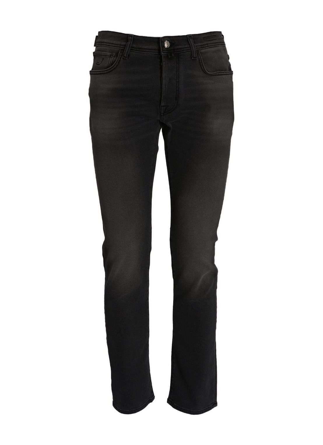 Sleek Black Slim Fit Designer Jeans