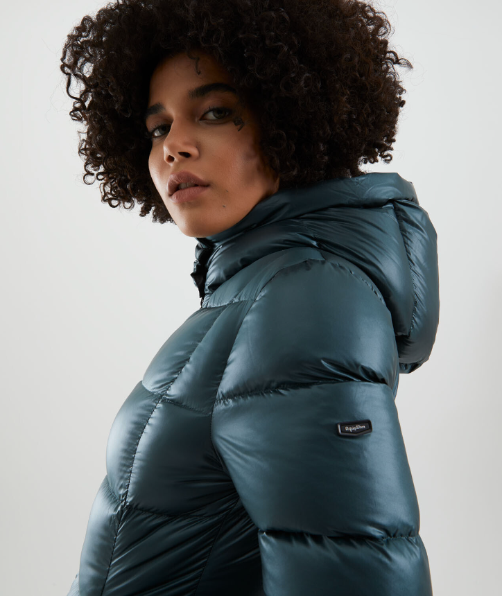 Elegant Quilted Women's Short Down Jacket