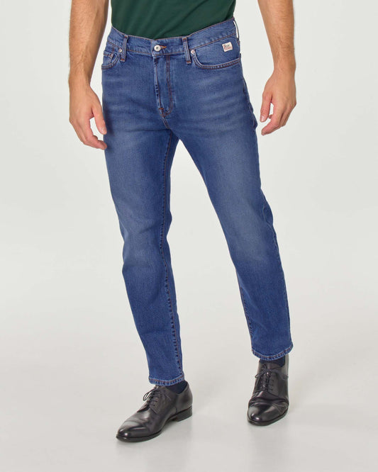 Tapered Medium Waist Italian Jeans