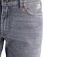 Chic Gray Stretch Cotton Jeans - Italian Craftsmanship