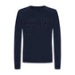 Elegant Blue Casual Men's Sweatshirt
