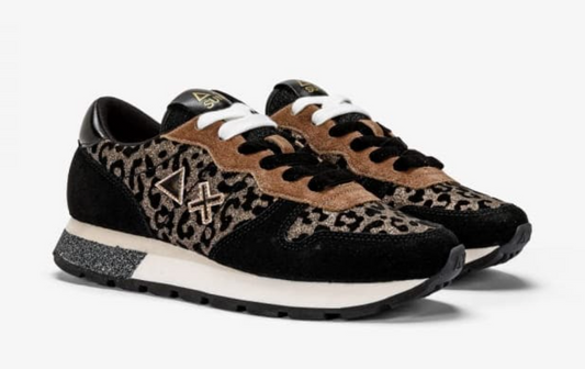 Chic Animalier Sparkle Sneakers for Women