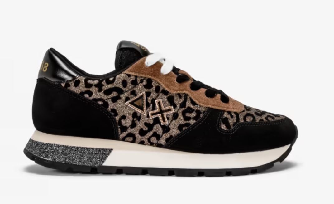 Chic Animalier Sparkle Sneakers for Women