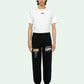 Iconic Side Stripe Black Sweatpants