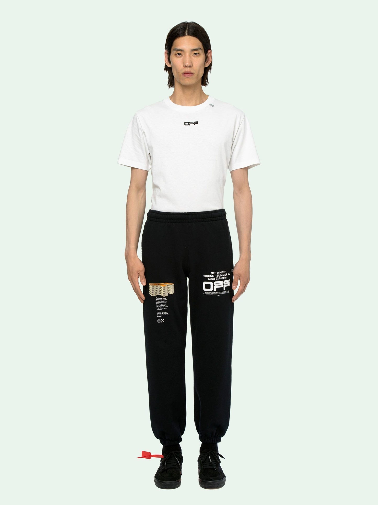 Iconic Side Stripe Black Sweatpants