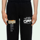 Iconic Side Stripe Black Sweatpants