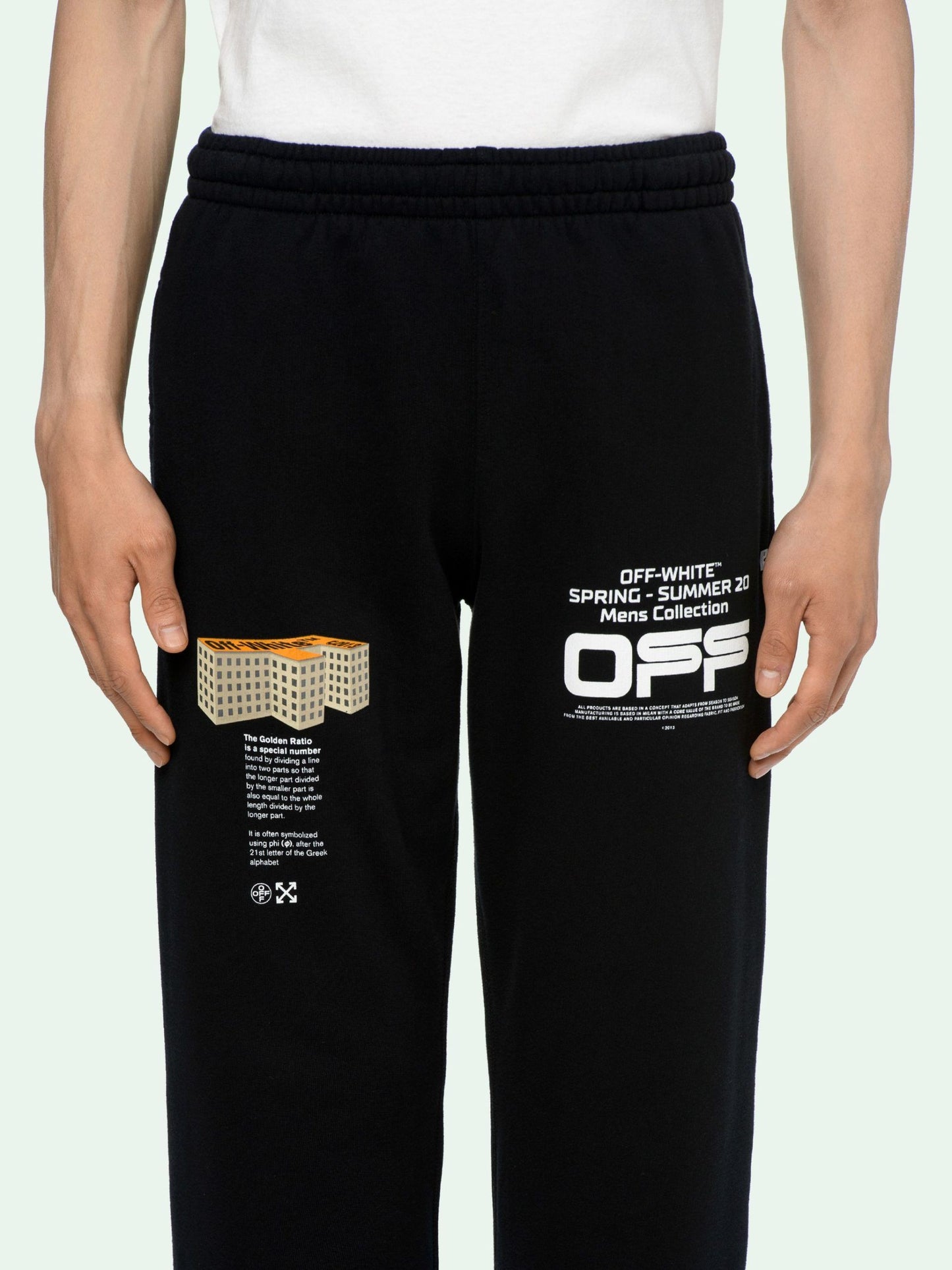 Iconic Side Stripe Black Sweatpants