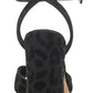 Elegant Leopard Print Ankle-Strap Sandals