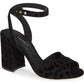 Elegant Leopard Print Ankle-Strap Sandals