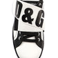 Two-Tone Calfskin Sneakers with Logo Tape