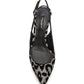 Elegant Leopard Print Flocked Sandals