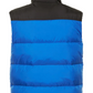 Elegant Blue and Black Men's Puffer Vest